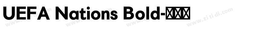 UEFA Nations Bold字体转换